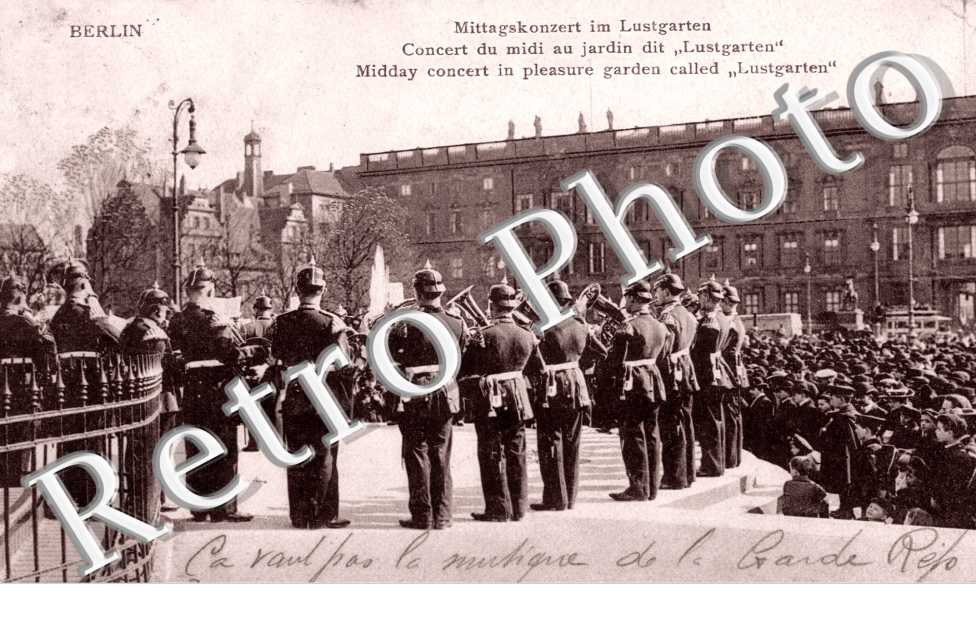 Concert du midi au jardin dit " Lustgarten "