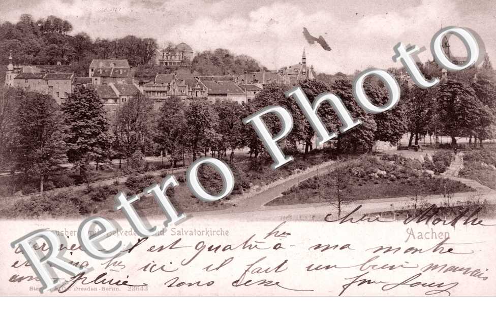 Lousberg mit belvedere und Salvatorkirche