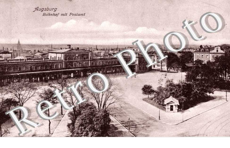 Bahnhof mit Postamt