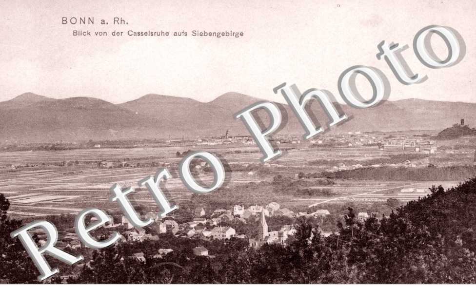 Blick von der Casselsruhe aufs Siebengebirge