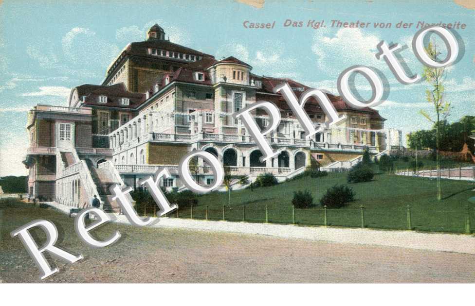 Das Kgl. Theater von der Nordseite