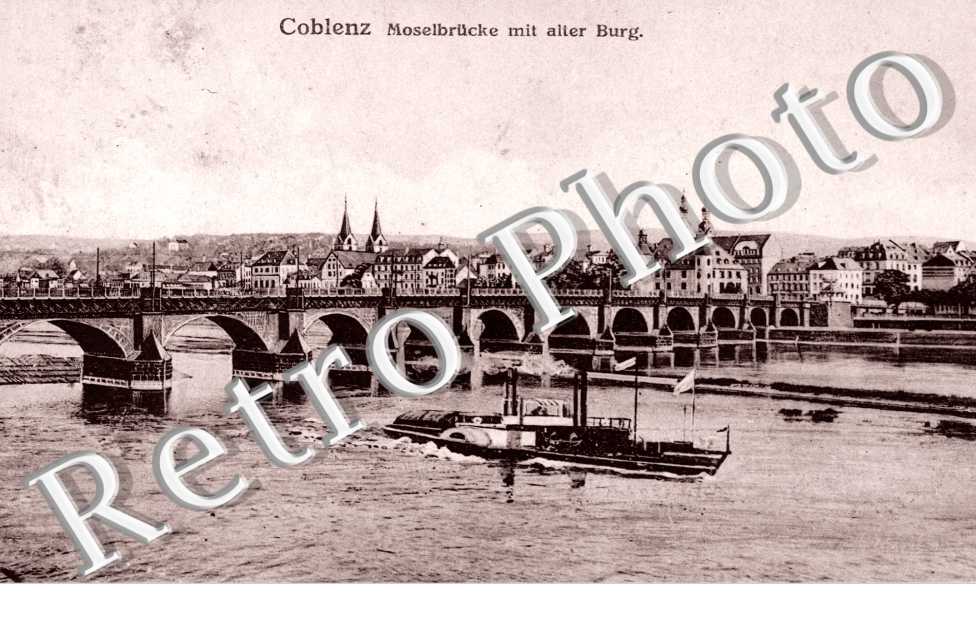 MoselbrÃ¼cke mit alter Burg