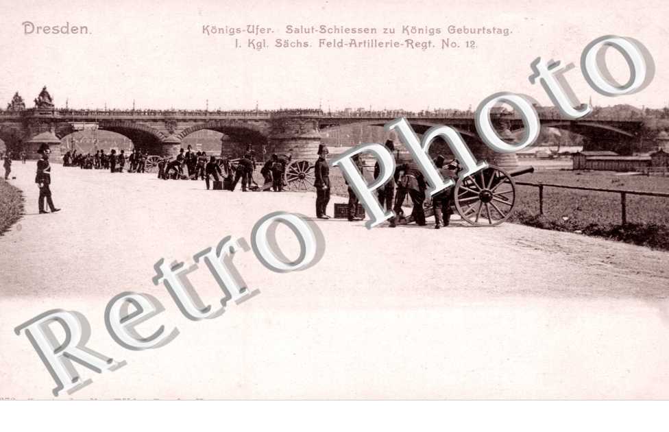 Konigs-Ufer, Salut-Schiessen zu Konigs Geburtstag