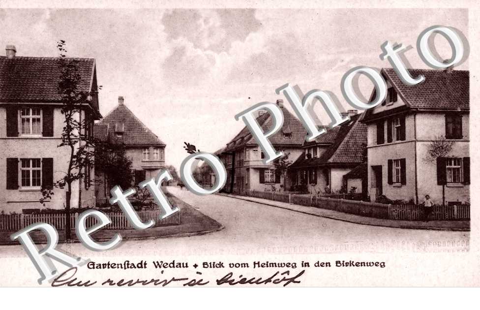 Gartenstadt Wedau  Heimweg in den Birkenweg