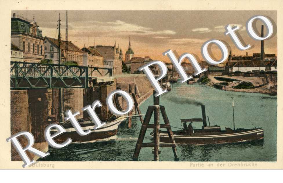 Partie an der Drehbrücke