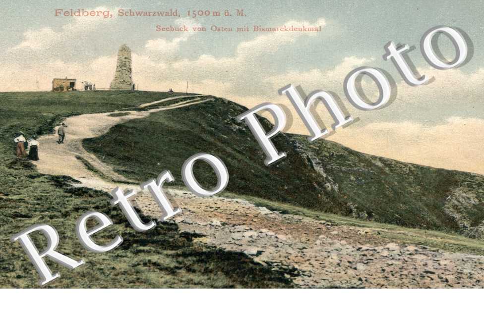 Schwarzwald, Seebuck von Osten mit Bismarckdenkmal