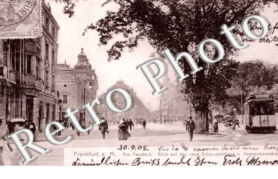 Am Fausteck Blick auf das neue Schauspielhaus