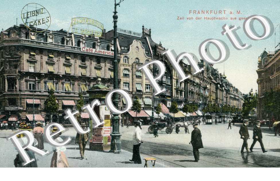Zeil von der Hauptwache aus gesehen