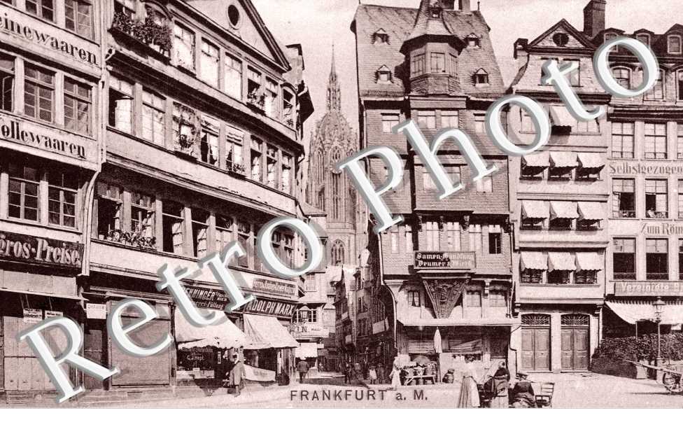 Alt-Frankfurt mit Domblick