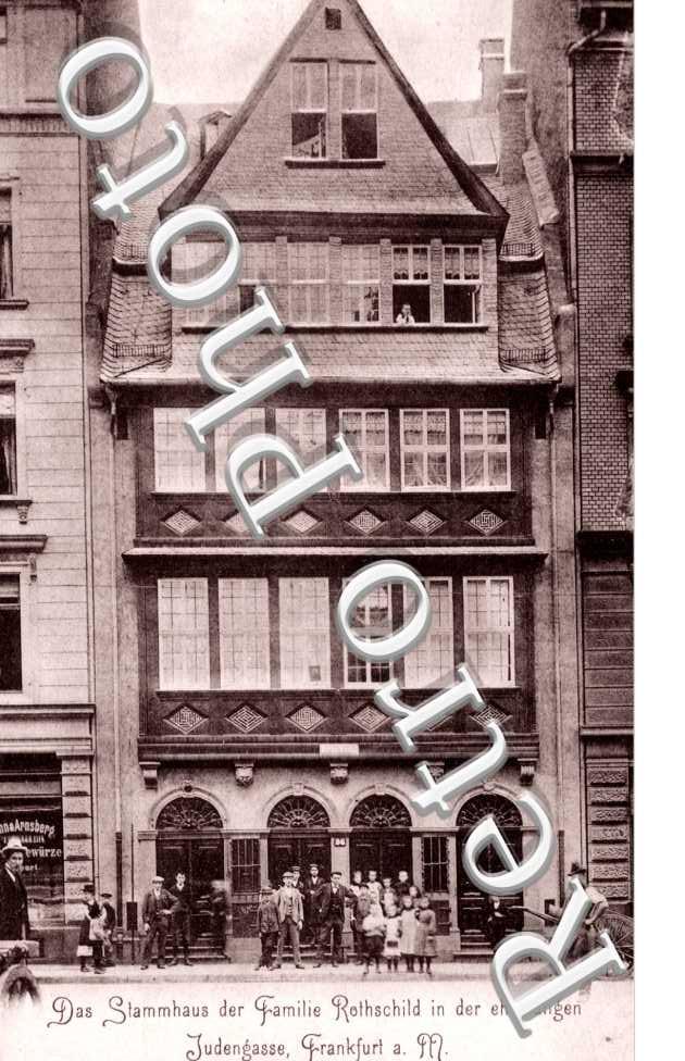 Das Stammhaus der Familie Rothschild in der ehemaligen Judengasse