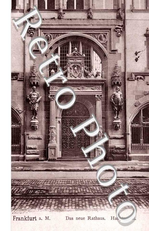 Das neue Rathaus. Hauptportal