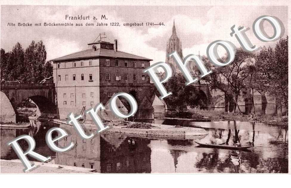Alte Brücke mit Bruckenmühle