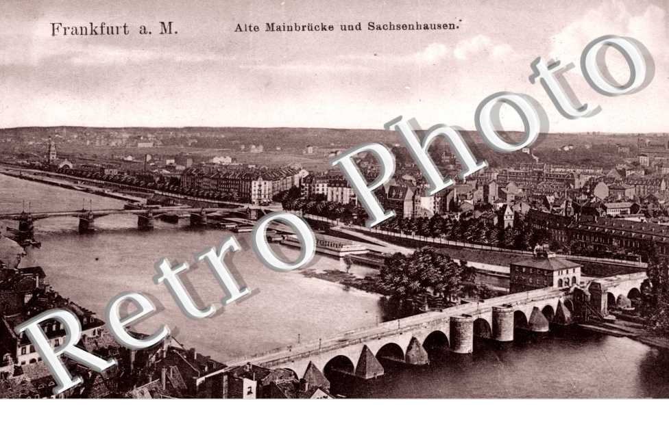 Alte Mainbrucke und Sachsenhausen