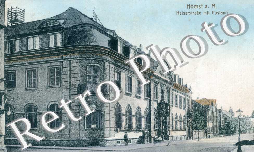Kaiserstrasse mit Postamt