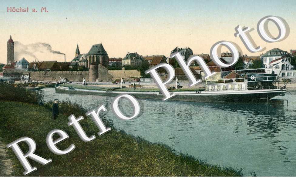 Hochst - Une péniche