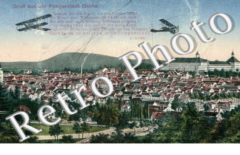 Gruss aus der Fliegerstadt Goths