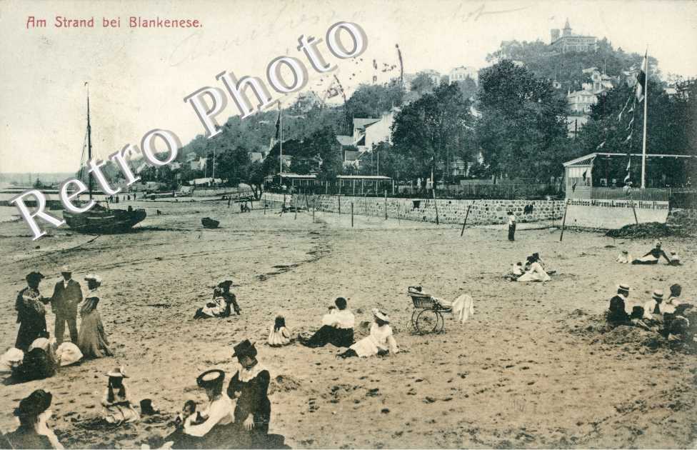 Am Strand bei Blankenese