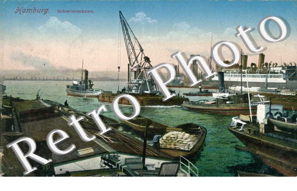 Hafen. Baakenhafen. Schwimmkran