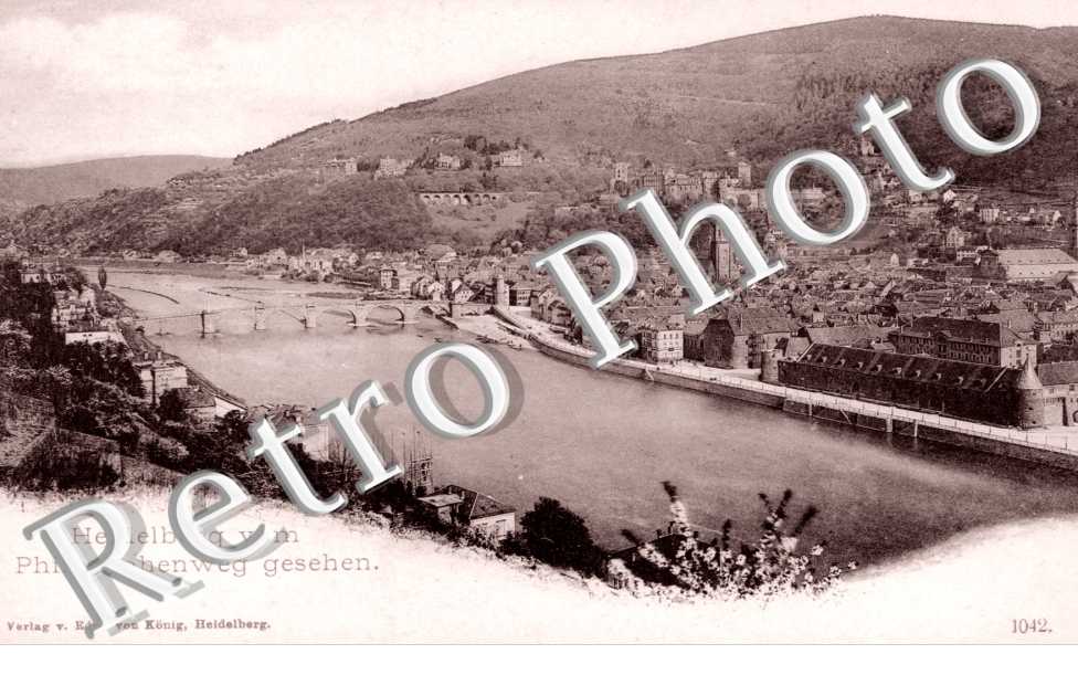 Heidelberg vom Philpsophenweg gesehen