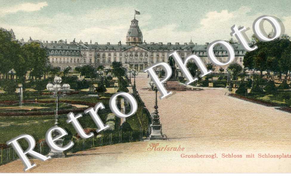 Grossherzogl. Schloss mit Schlossplatz