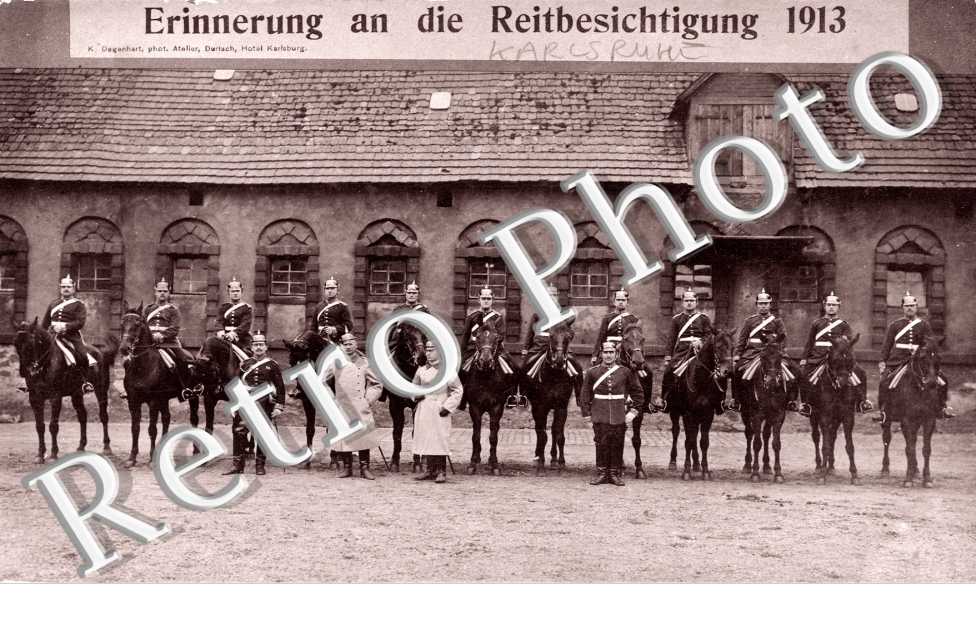 Erinnerung an die Reitbesichtigung 1913