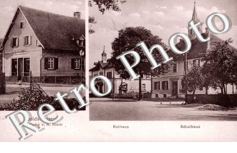 Goldscheuern Handlung c. K. Klem Schulhaus Rathaus