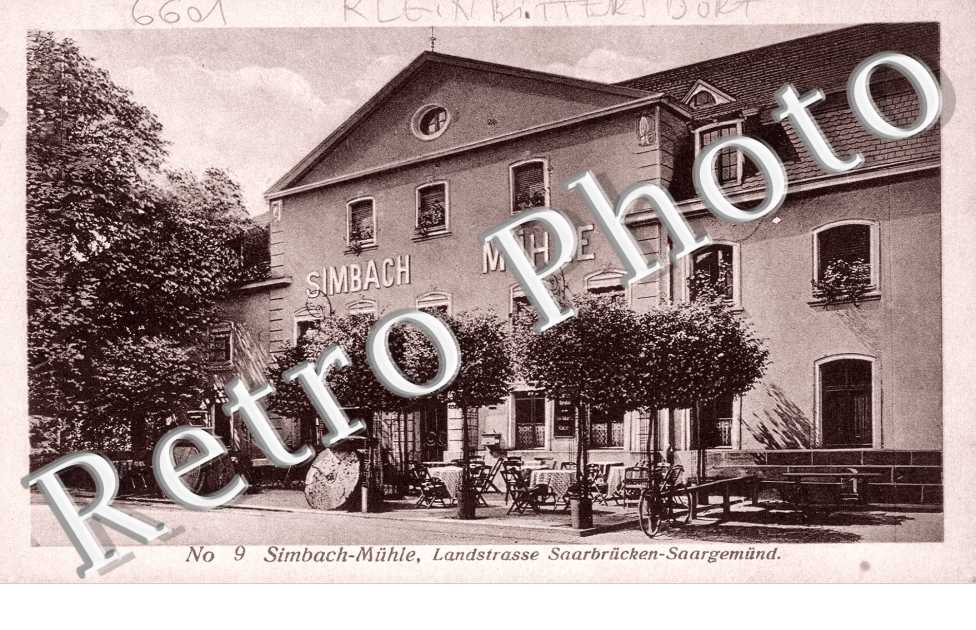 Simbach-Muhle, Landstrasse Saarbrucken-Saargemund