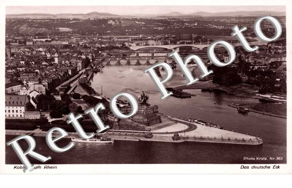 Koblenz am Rhein, das Deutsche Eck