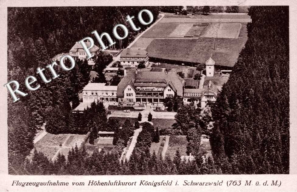 Flugzeugaufnahme vom Hohenluftkurort Konigsfeld