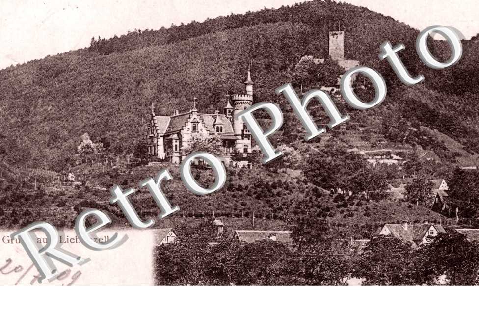 Gruss aus Bad Liebenzell, un chateau sur les hauteurs
