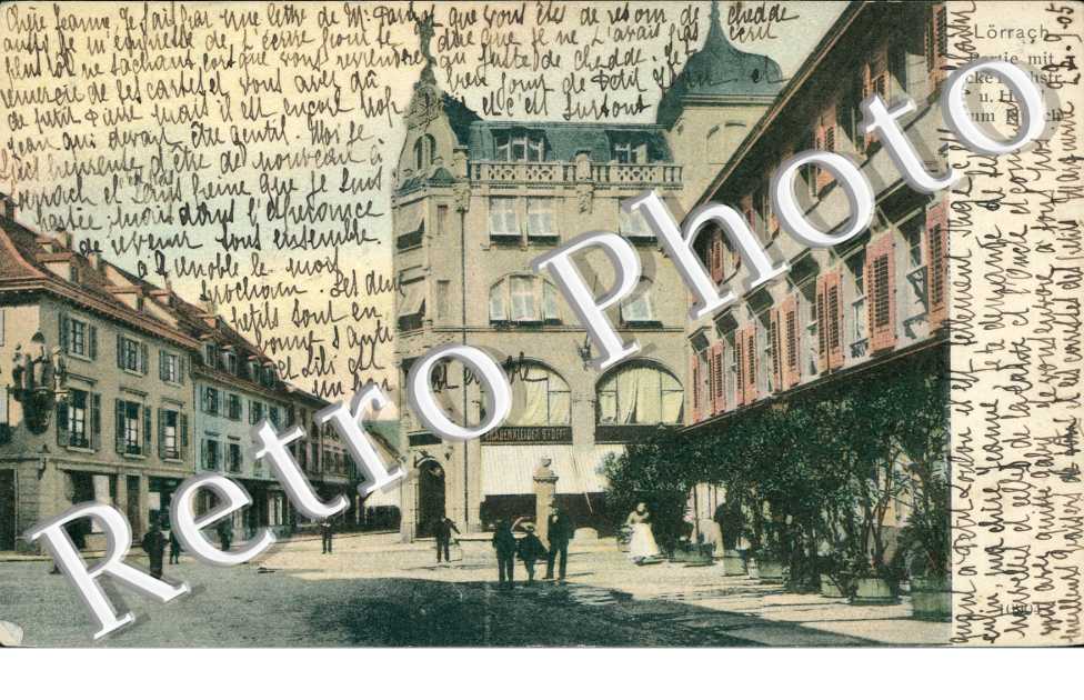 partie mit Ecke Teichstr u. hotel zum hirsch