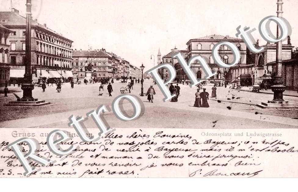 Odeonsplatz und Ludwigstrasse