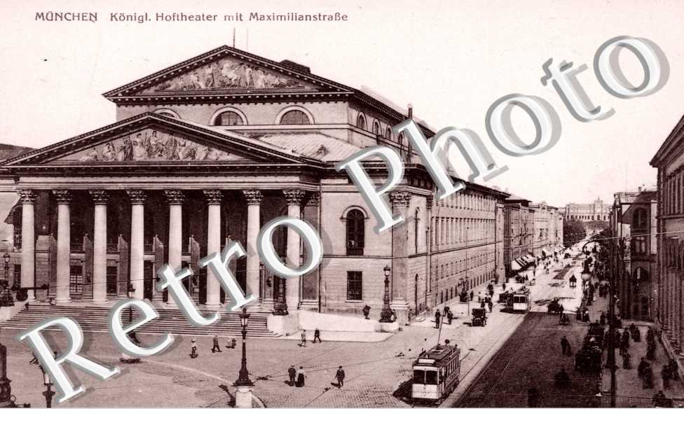 Konigl. Hoftheater mit Maximilianstrasse