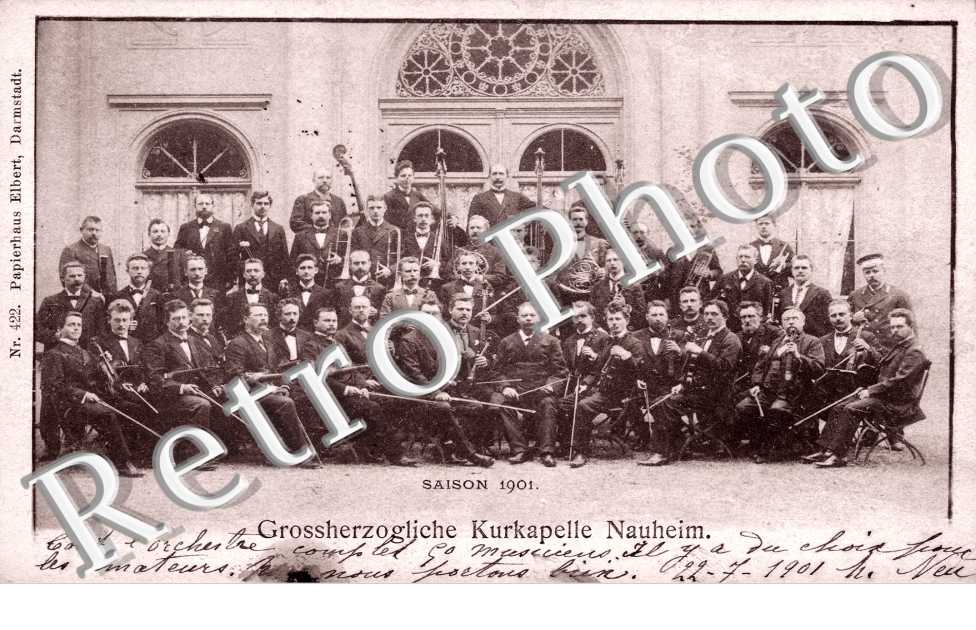 Grossherzogliche Kurkapelle Nauheim, Saison 1901