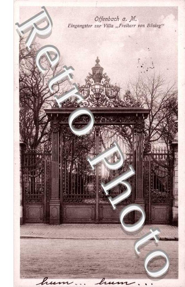 Eingangstor zur Villa...