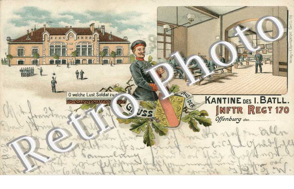 Kantine des I. Batll, Infanterie Regiment 170