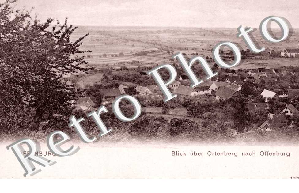 Blick uber Ortenberg nach Offenburg