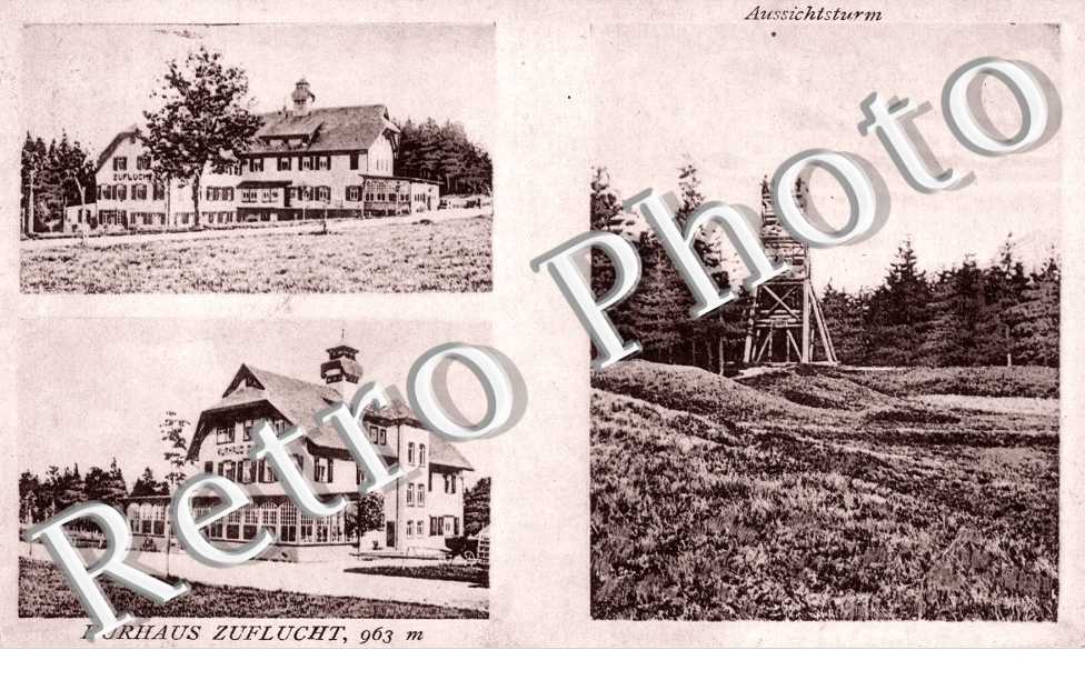 Aussichtsturm, Kurhaus Zuflucht