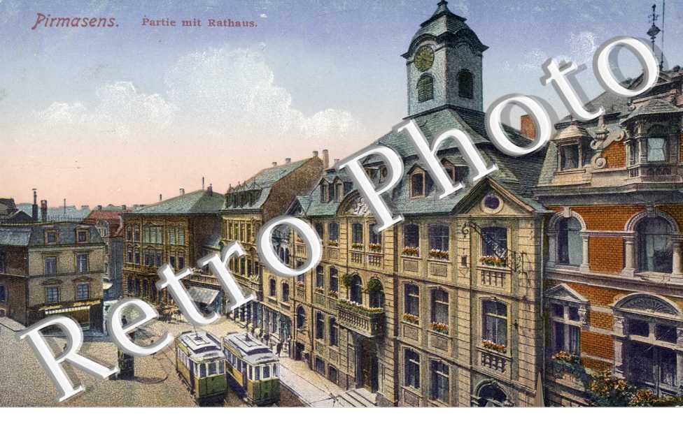 Partie mit Rathaus