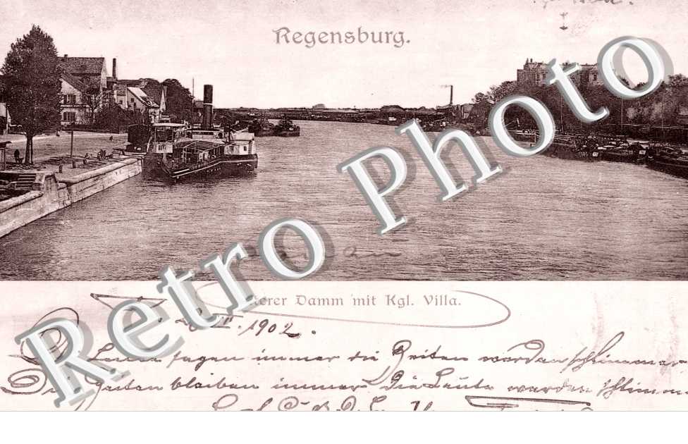 Unterer Damm mit Kgl. Villa