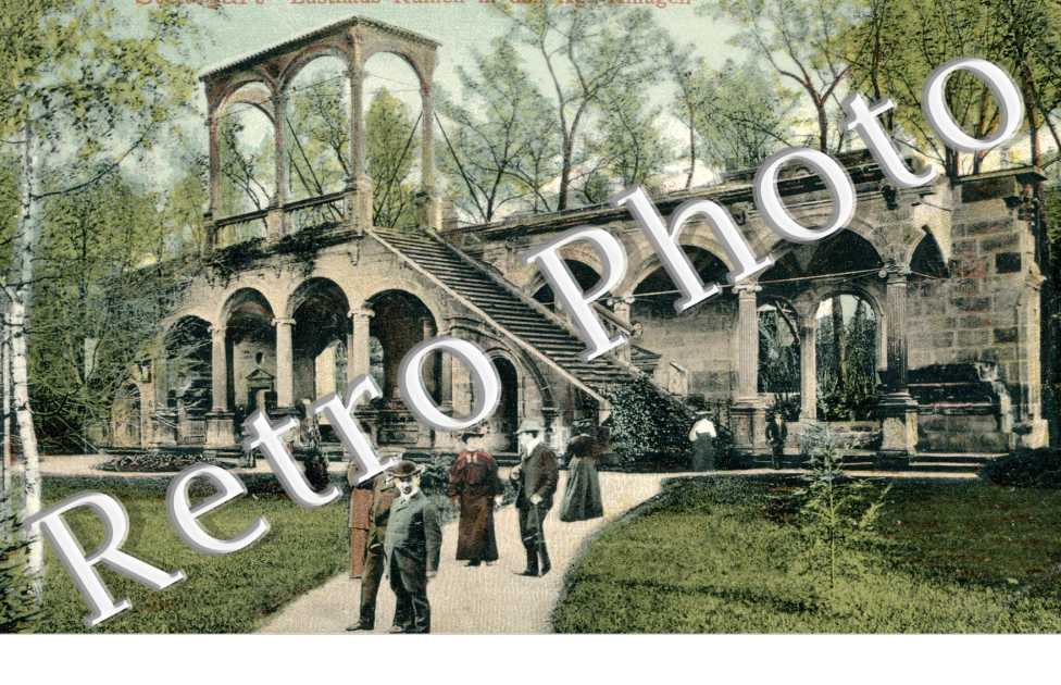 Lusthaus Ruinen in den Kgl. Anlagen