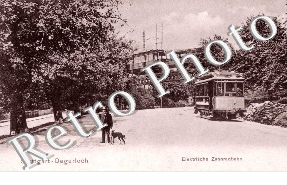 Degerloch, Elektrische Zahnradbahn