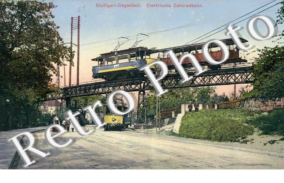 Degerloch, Elektrische Zahnradbahn