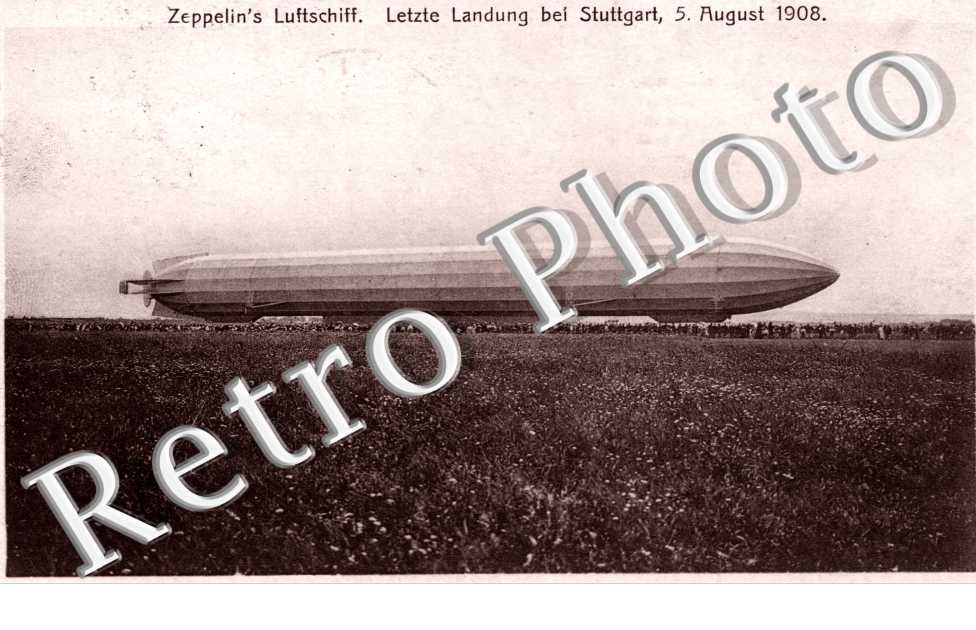 Zeppelin&#039;s Luftschiff, 5 August 1908