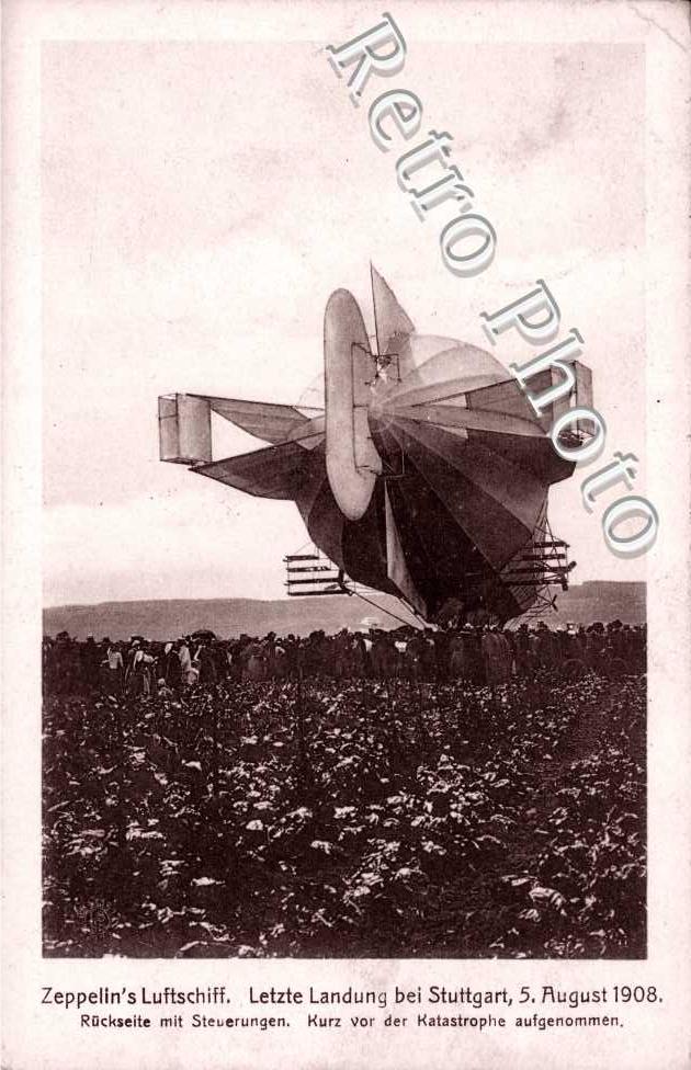 Zeppelin&#039;s Luftschiff 5 August 1908