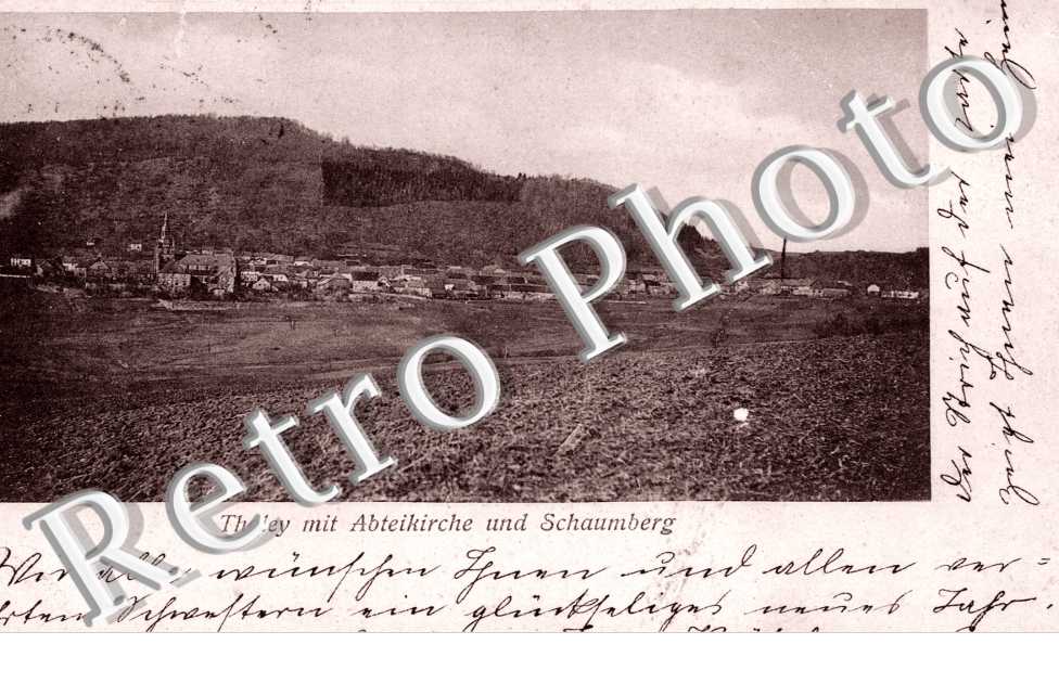 Mit Abteikirche und Schaumberg