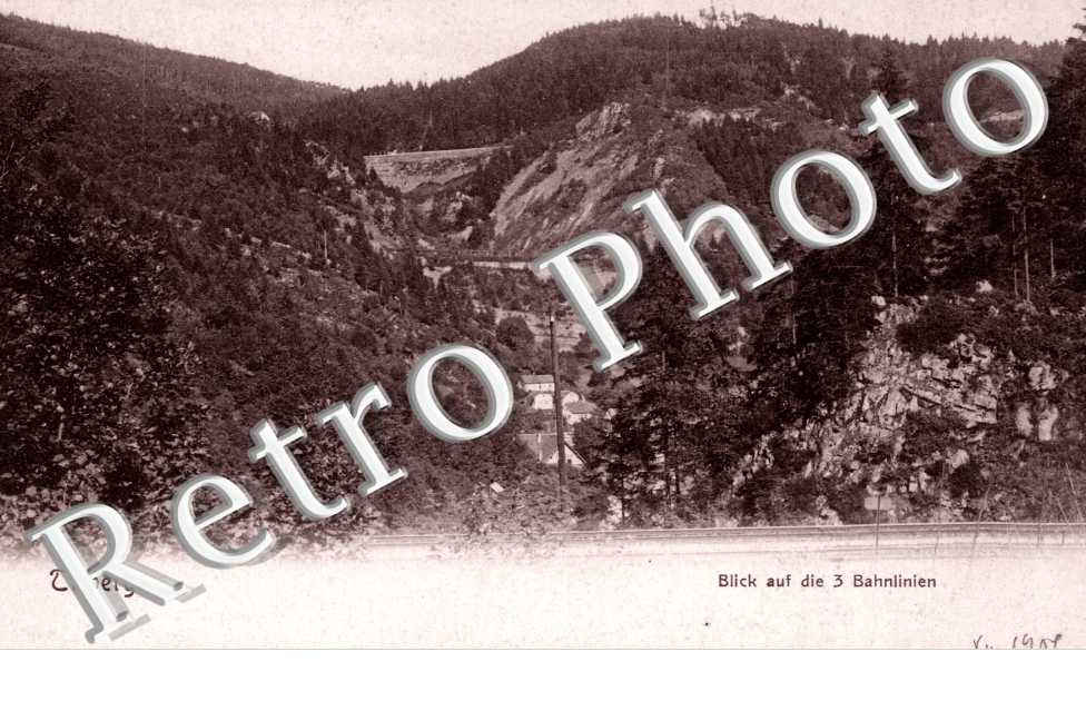 Blick auf die 3 Bahnlinien