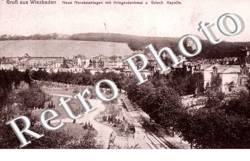 Neue Nerotalanlagen mit Kriegerdenkmal