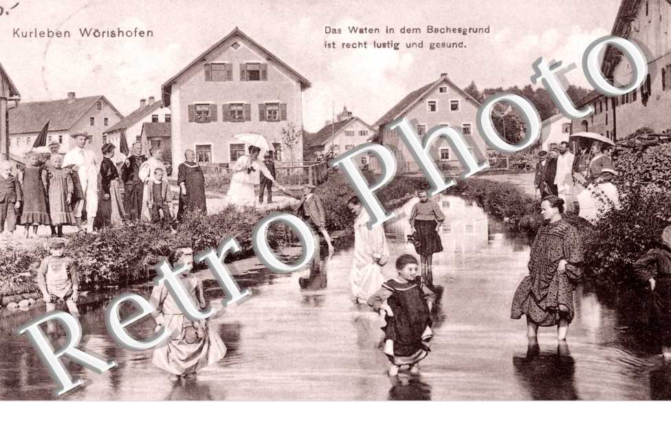 das waten in dem bachesgrund ist recht lustig und gesund