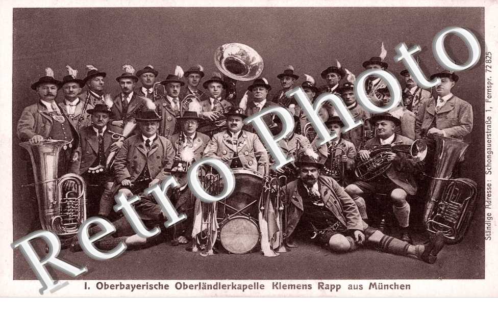 Oberbayerische Oberlandlerkapelle Klemens Rapp aus Munchen